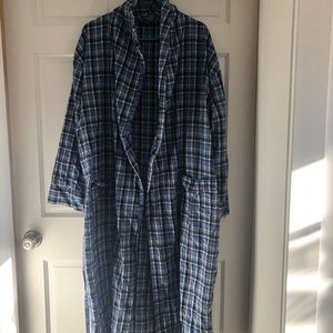 Men’s Lightweight Plaid Robe
